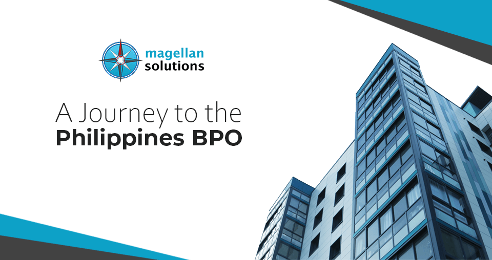A blog banner by Magellan Solutions titled A Journey to the Philippines BPO