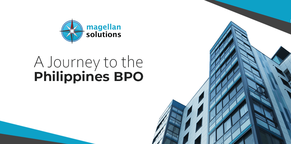A blog banner by Magellan Solutions titled A Journey to the Philippines BPO