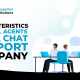 A blog banner by Magellan Solutions titled Characteristics of Ideal Agents for a Chat Support Company