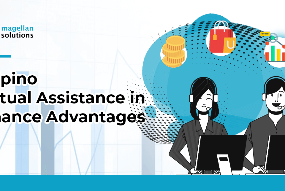 A blog banner for Filipino Virtual Assistance in Finance Advantages