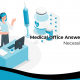 A blog banner by Magellan Solutions titled Medical Office Answering Service: Necessity or Luxury?