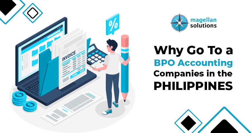 A blog banner by Magellan Solutions titled Why Go To a BPO Accounting Companies in the Philippines?