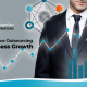 A blog banner by Magellan Solutions about Customer Service Outsourcing For Your Business Growth