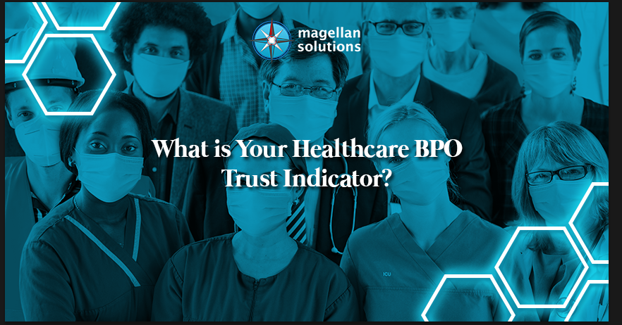 A blog banner for What Is Your Healthcare BPO Trust Indicator?