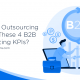 A blog banner by Magellan Solutions titled How Does Outsourcing Improves These 4 B2B Telemarketing KPIs?