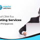 A blog banner by Magellan Solutions on the Value of CRM for Telemarketing Services in the Philippines