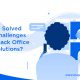 A blog banner by Magellan Solutions titled How SMEs Solved These 4 Challenges Through Back Office Service Solutions?
