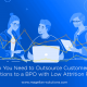 A blog banner by Magellan Solutions titled Why Do You Need to Outsource Customer Service Solutions to a BPO with Low Attrition Rate?