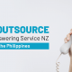A blog banner by Magellan Solutions titled Why Outsource Phone Answering Service NZ in the Philippines