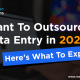 A blog banner by Magellan Solutions for Want To Outsource Data Entry in 2021? - Here's What To Expect