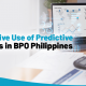A blog banner by Magellan Solutions titled 12 Creative Use of Predictive Analysis in BPO Philippines