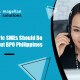 A blog banner by Magellan Solutions titled The One Metric SMEs Should Be Aware of About BPO Philippines