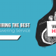 A blog banner by Magellan Solutions titled 9 Tips to Hiring the Best Phone Answering Service