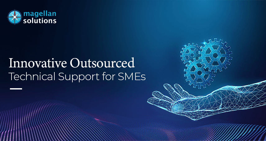 blog banner for Innovative Types of Outsourced Technical Support for SMEs