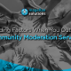 A blog banner by Magellan Solutions titled 7 Deciding Factors When You Outsource Community Moderation Services