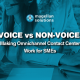 blog banner for Voice vs Non-Voice: Making Omnichannel Contact Center Work for SMEs