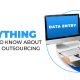 Banner for Complete Guide to Data Entry Outsourcing with the text Here's Everything You Need to Know About Outsourcing