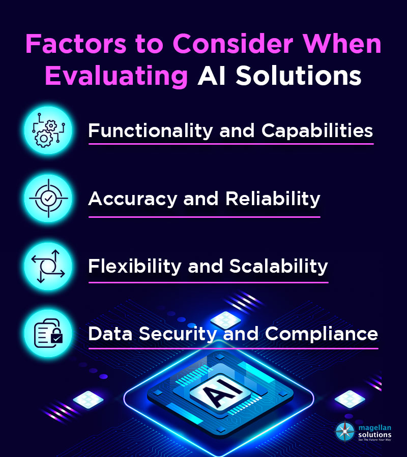 factors to consider when evaluating AI solutions