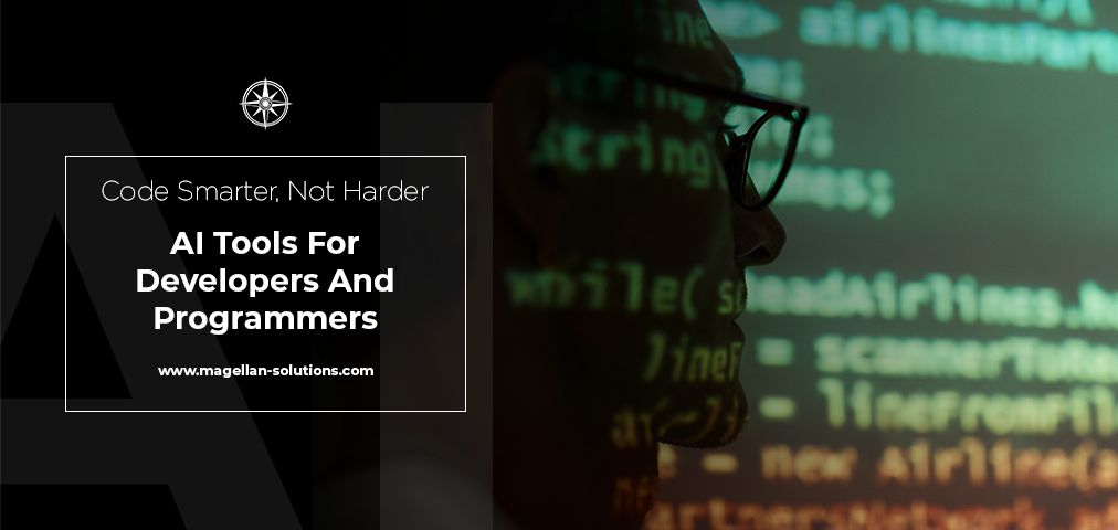 Graphics on AI tools for developers and programmers