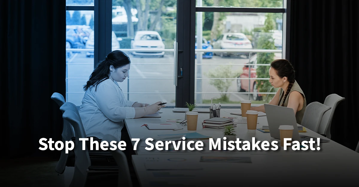 customer service mistakes