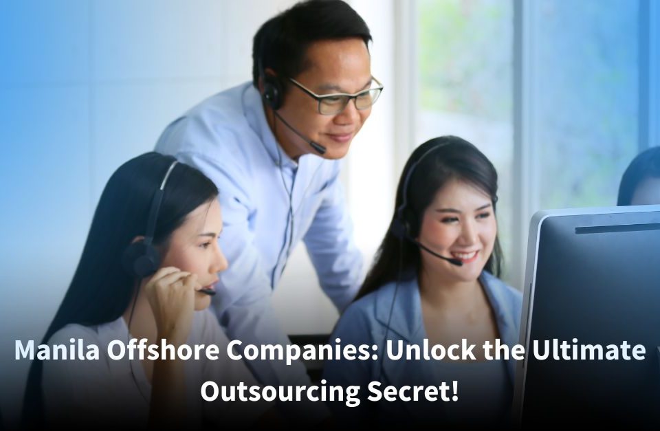 Professional call center staff in an office environment, emphasizing the benefits of Manila offshore outsourcing solutions.